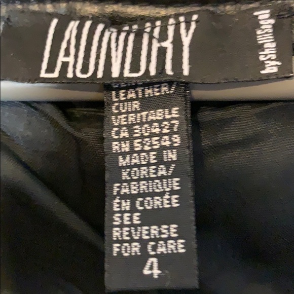 Laundry by Shelli Seagal 100% leather pants, 4 - Picture 4 of 7